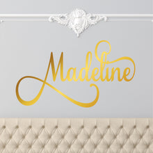 Load image into Gallery viewer, Nursery Wall Decal Name Sticker Name Wall Decal Custom Name Decal