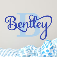 Load image into Gallery viewer, Nursery Wall Decal Name Sticker Name Wall Decal Custom Name Decal