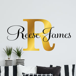 Nursery Wall Decal Name Sticker Name Wall Decal Custom Name Decal