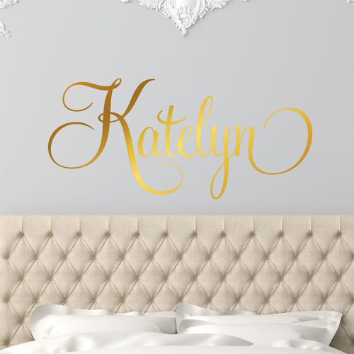 Nursery Wall Decal Name Sticker Name Wall Decal Custom Name Decal