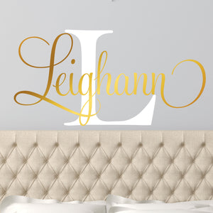 Nursery Wall Decal Name Sticker Name Wall Decal Custom Name Decal