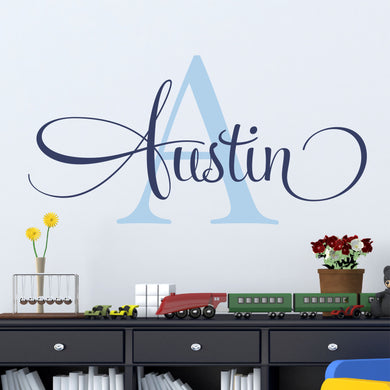 Nursery Wall Decal Name Sticker Name Wall Decal Custom Name Decal