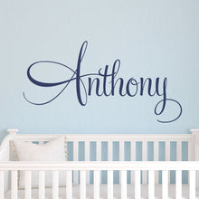 Load image into Gallery viewer, Nursery Wall Decal Name Sticker Name Wall Decal Custom Name Decal