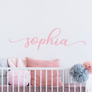 Nursery Wall Decal Name Sticker Name Wall Decal Custom Name Decal