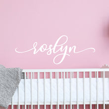 Load image into Gallery viewer, Nursery Wall Decal Name Sticker Name Wall Decal Custom Name Decal