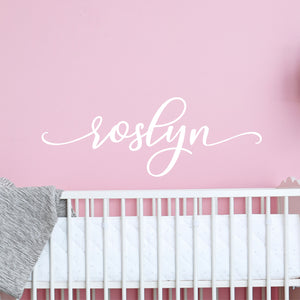 Nursery Wall Decal Name Sticker Name Wall Decal Custom Name Decal