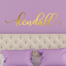 Load image into Gallery viewer, Nursery Wall Decal Name Sticker Name Wall Decal Custom Name Decal