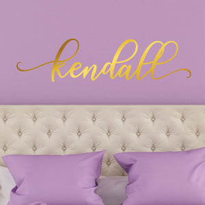 Nursery Wall Decal Name Sticker Name Wall Decal Custom Name Decal