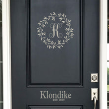 Load image into Gallery viewer, Front Door Decal - Front Door Sticker - Family Name Decal