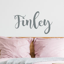 Load image into Gallery viewer, Nursery Wall Decal Name Sticker Name Wall Decal Custom Name Decal