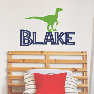 Dinosaur Sticker Dinosaur Wall Decal Name Sticker Name Wall Decal