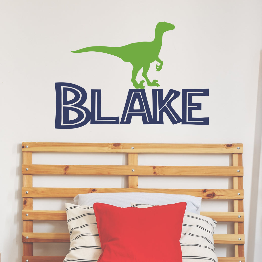 Dinosaur Sticker Dinosaur Wall Decal Name Sticker Name Wall Decal