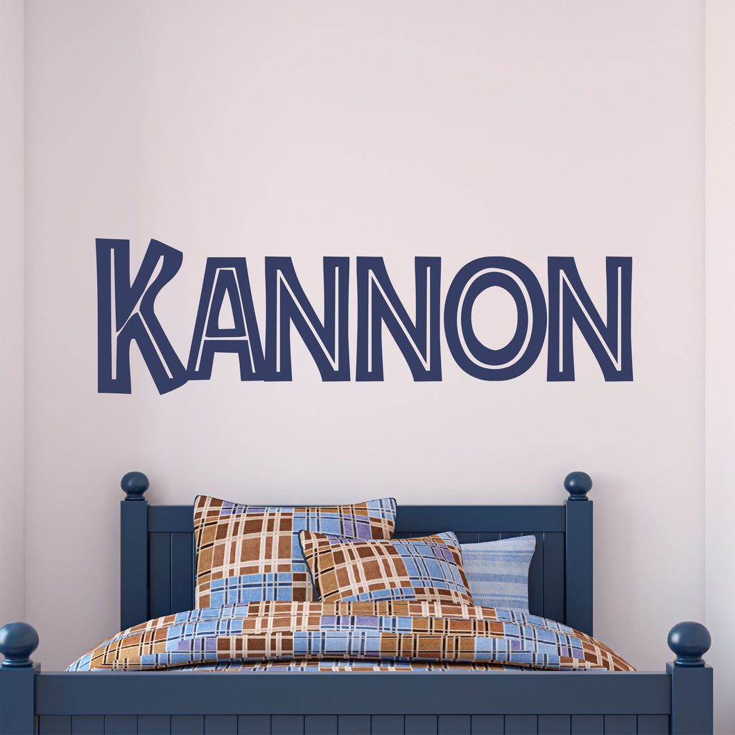 Nursery Wall Decal Name Sticker Name Wall Decal Custom Name Decal