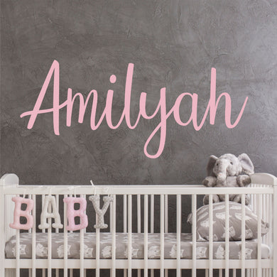 Nursery Wall Decal Name Sticker Name Wall Decal Custom Name Decal