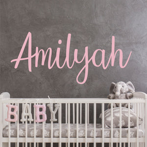 Nursery Wall Decal Name Sticker Name Wall Decal Custom Name Decal