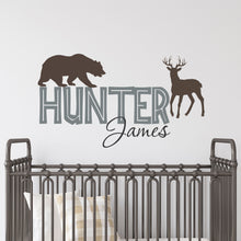 Load image into Gallery viewer, Personalized Name Hunting Wall Decal
