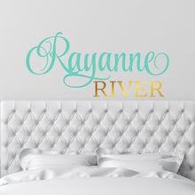 Load image into Gallery viewer, Nursery Wall Decal Name Sticker Name Wall Decal Custom Name Decal