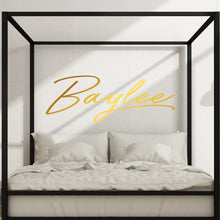 Load image into Gallery viewer, Nursery Wall Decal Name Sticker Name Wall Decal Custom Name Decal