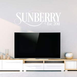 Family Name Wall Decal - Custom Family Name Decal - Family Name Sticker