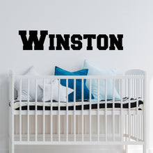 Load image into Gallery viewer, Nursery Wall Decal Name Sticker Name Wall Decal Custom Name Decal