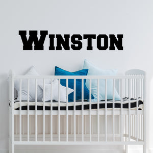 Nursery Wall Decal Name Sticker Name Wall Decal Custom Name Decal