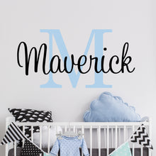 Load image into Gallery viewer, Nursery Wall Decal Name Sticker Name Wall Decal Custom Name Decal