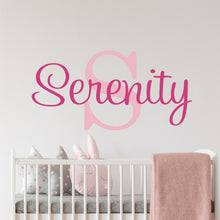 Load image into Gallery viewer, Nursery Wall Decal Name Sticker Name Wall Decal Custom Name Decal