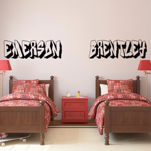 Load image into Gallery viewer, Graffiti Sticker Name Sticker Name Wall Decal Custom Name