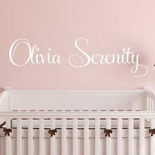 Load image into Gallery viewer, Nursery Wall Decal Name Sticker Name Wall Decal Custom Name Decal
