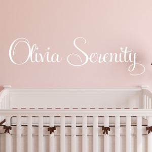 Nursery Wall Decal Name Sticker Name Wall Decal Custom Name Decal