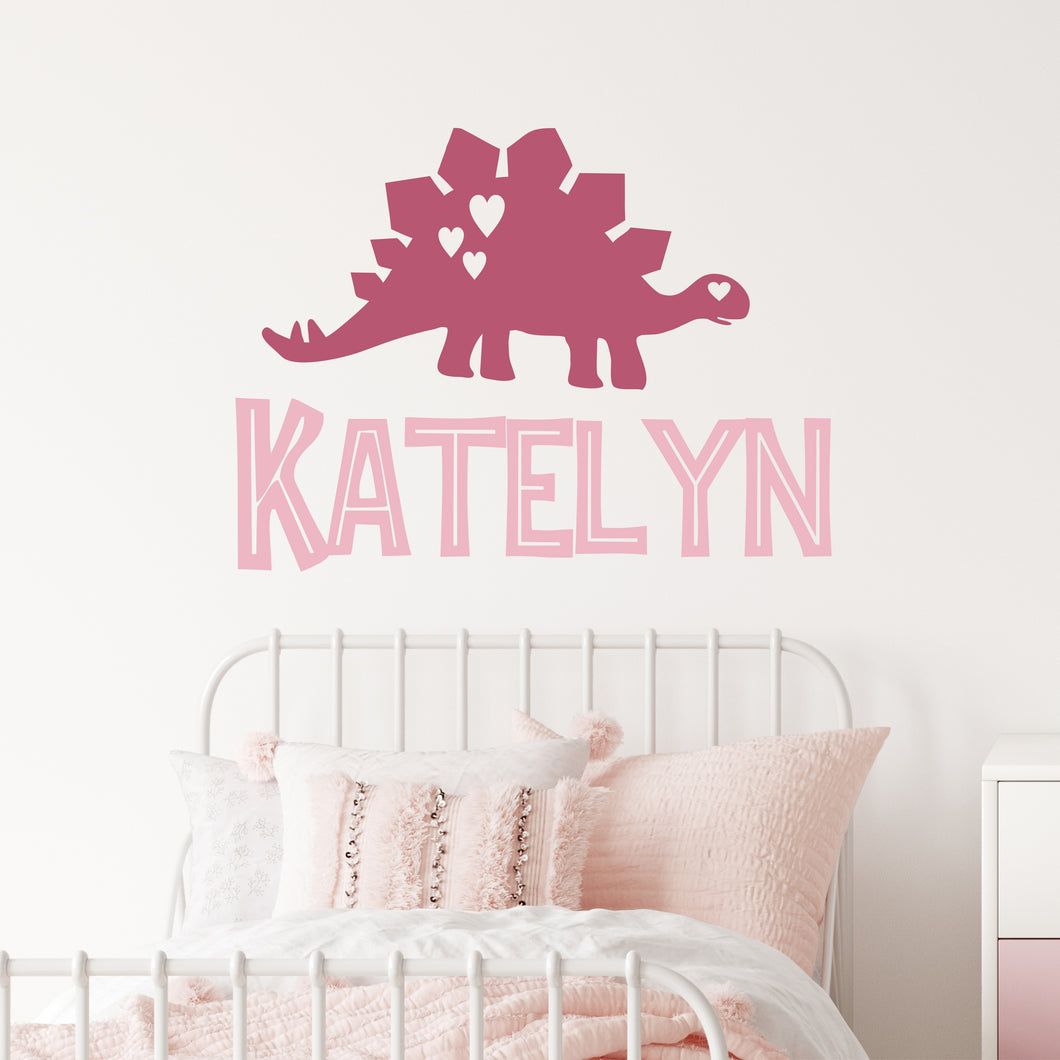 Dinosaur Sticker Dinosaur Wall Decal Name Sticker Name Wall Decal