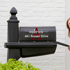 Personalized Mailbox Decal