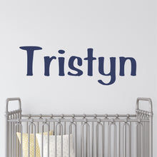 Load image into Gallery viewer, Nursery Wall Decal Name Sticker Name Wall Decal Custom Name Decal