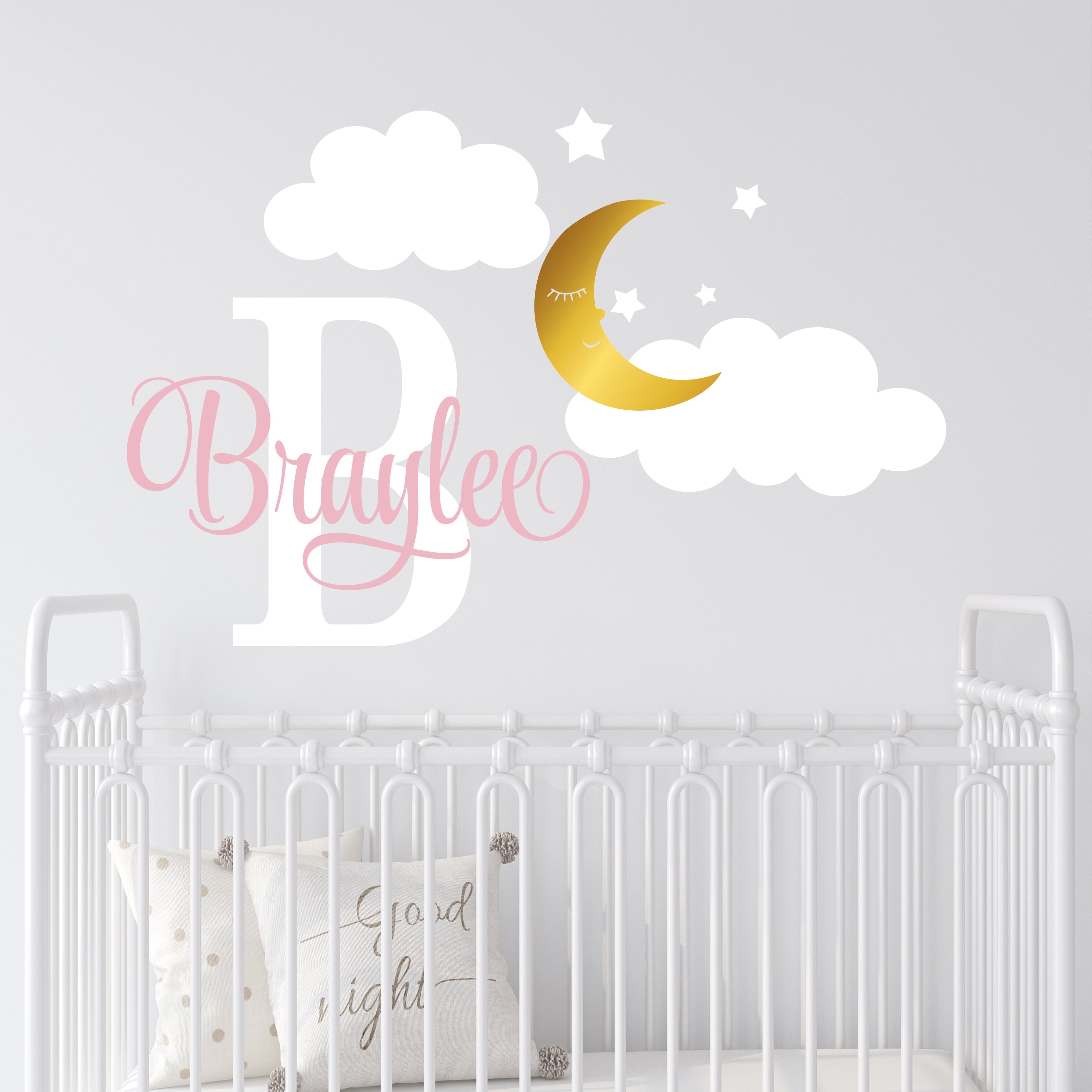 Mickey Wall Decal Name Boy Nursery Baby Boys Room Decor Custom Name Decal Personalized Name Wall Decor Children Kids Nursery Decal Vinyl Sticker Kp2