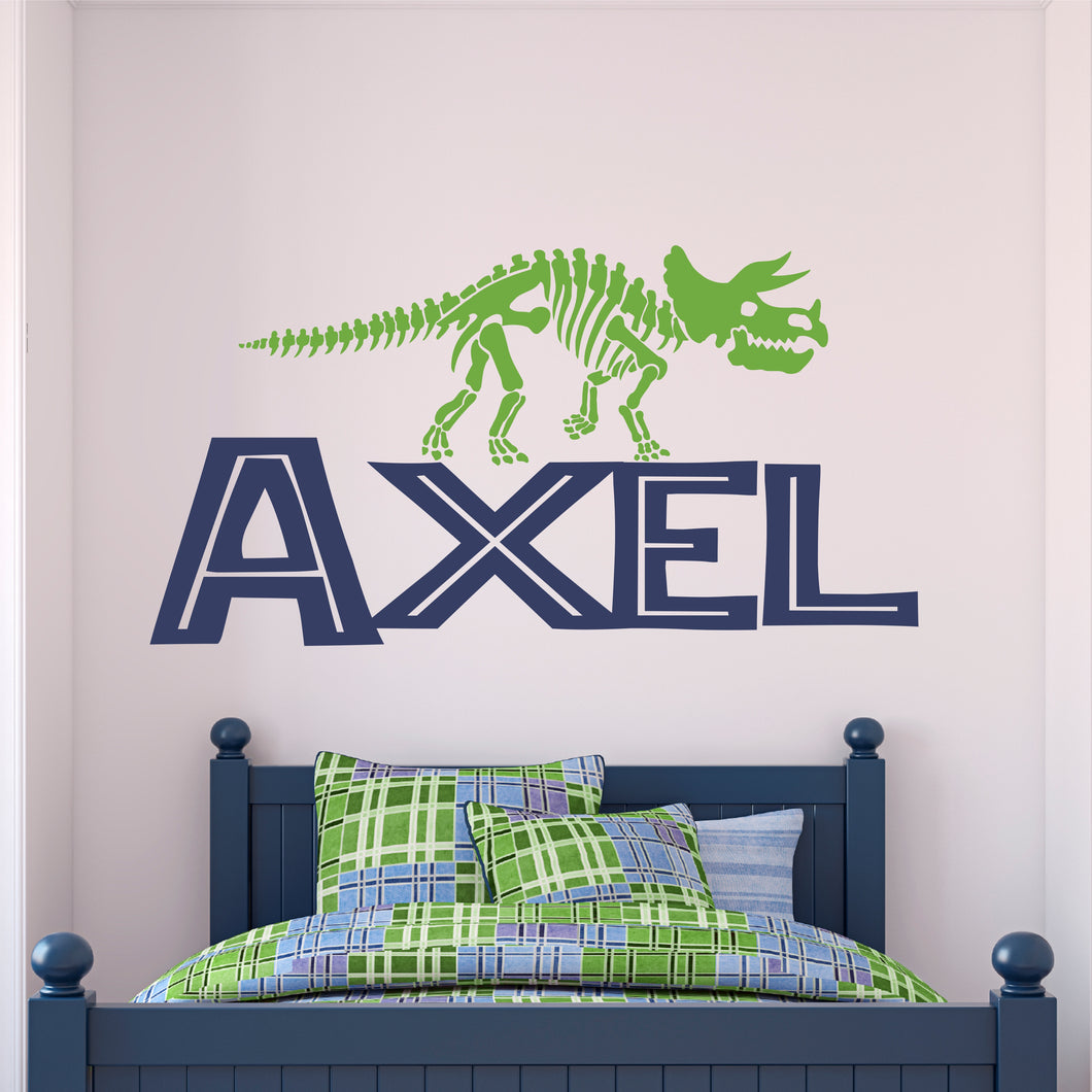 Dinosaur Sticker Dinosaur Wall Decal Name Sticker Name Wall Decal