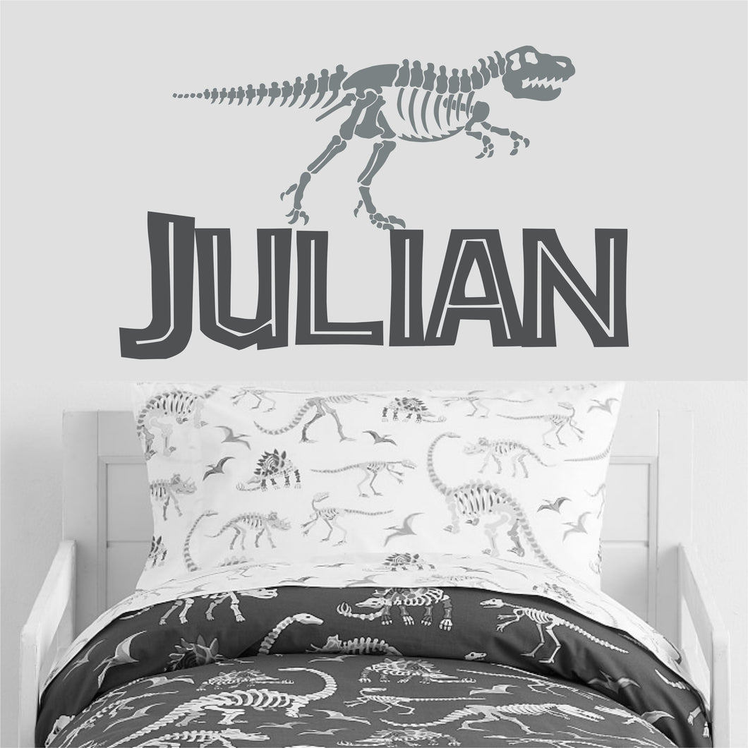 Dinosaur Sticker Dinosaur Wall Decal Name Sticker Name Wall Decal