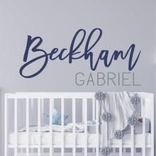 Load image into Gallery viewer, Custom Name Wall Decal - Name Sticker - Personalized Nursery Decal