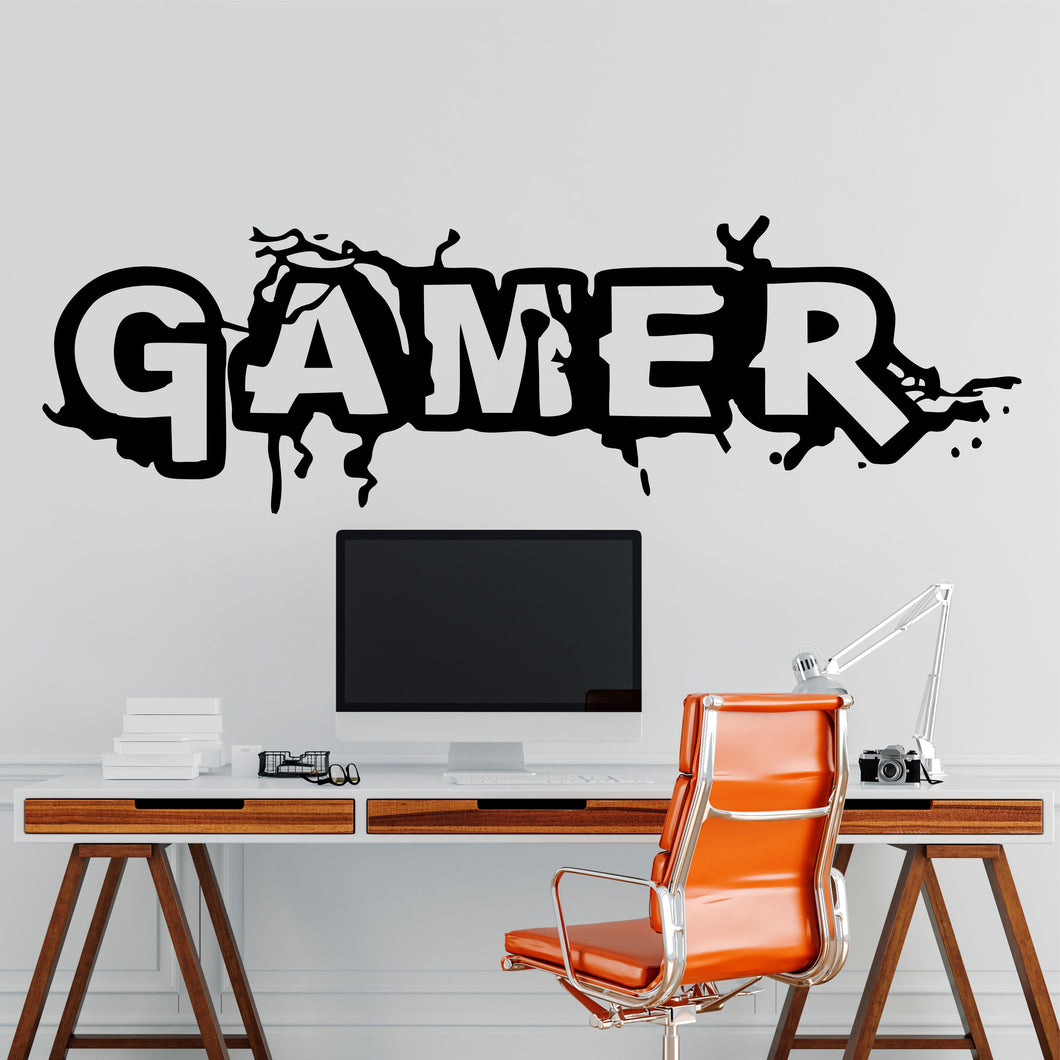 Personalized Gamer Wall Decal