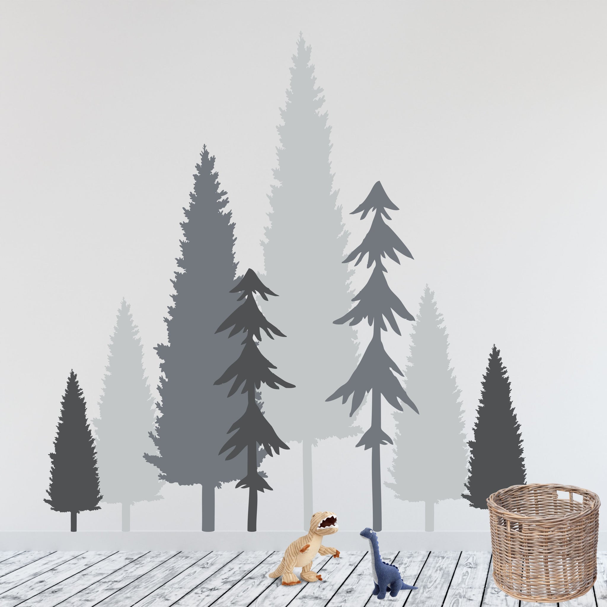 Forest decal nursery hot sale