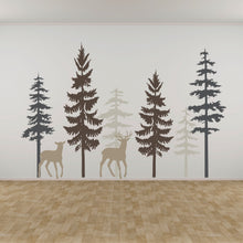 Load image into Gallery viewer, Animal Forest Trees Nursery Wall Decal Sticker