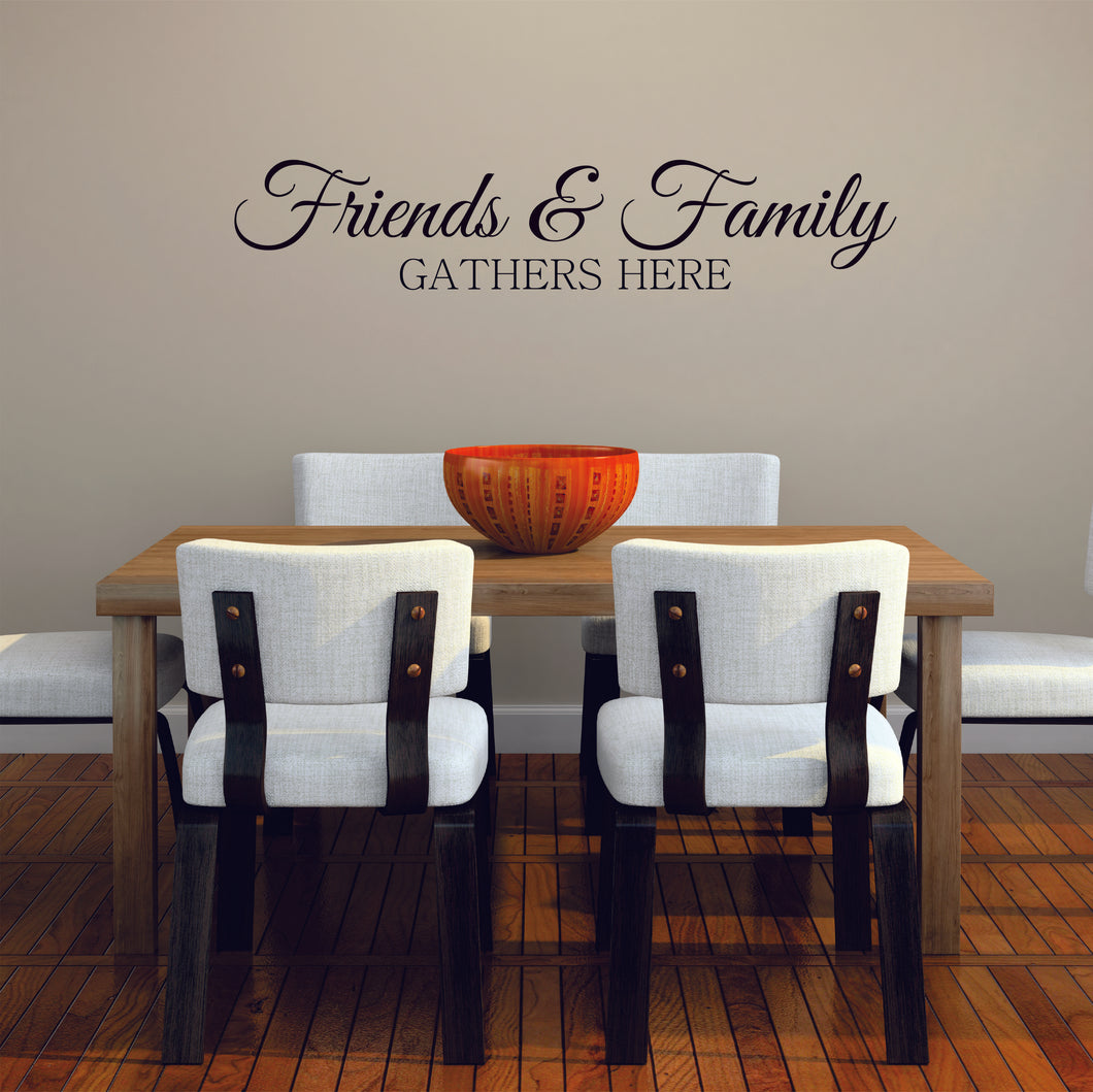 Friends and Family Kitchen Wall Decal