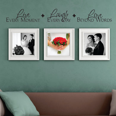 Live Laugh Love Wall Decal