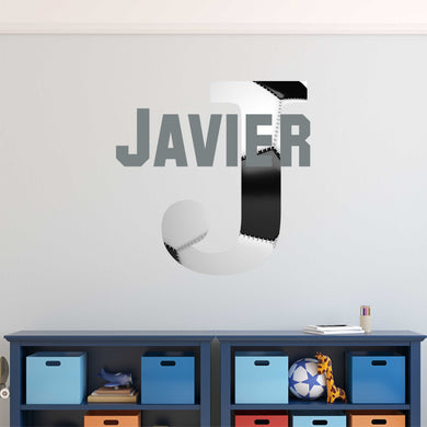 Soccer Wall Decal Soccer Sticker Custom Name - Name Sticker - Name Wall Decal