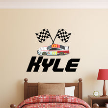 Load image into Gallery viewer, Personalized Name Racing Decal