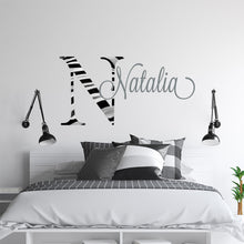 Load image into Gallery viewer, Nursery Wall Decal Name Sticker Name Wall Decal Custom Name Decal