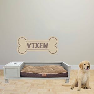 Personalized Name Dog Bone Wall Decal