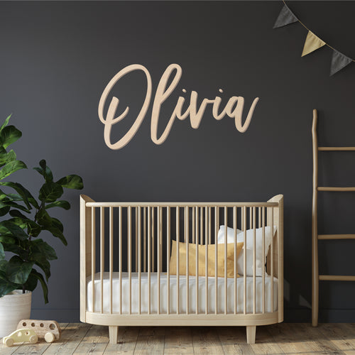 Custom Wood Name Sign | Nursery Name Sign | Personalized Name Sign | Wooden Name | Wood Letters - Painted or Unfinished