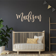 Load image into Gallery viewer, Custom Wood Name Sign | Nursery Name Sign | Personalized Name Sign | Wooden Name | Wood Letters - Painted or Unfinished