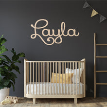 Load image into Gallery viewer, Custom Wood Name Sign | Nursery Name Sign | Personalized Name Sign | Wooden Name | Wood Letters - Painted or Unfinished