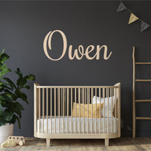Load image into Gallery viewer, Custom Wood Name Sign | Nursery Name Sign | Personalized Name Sign | Wooden Name | Wood Letters